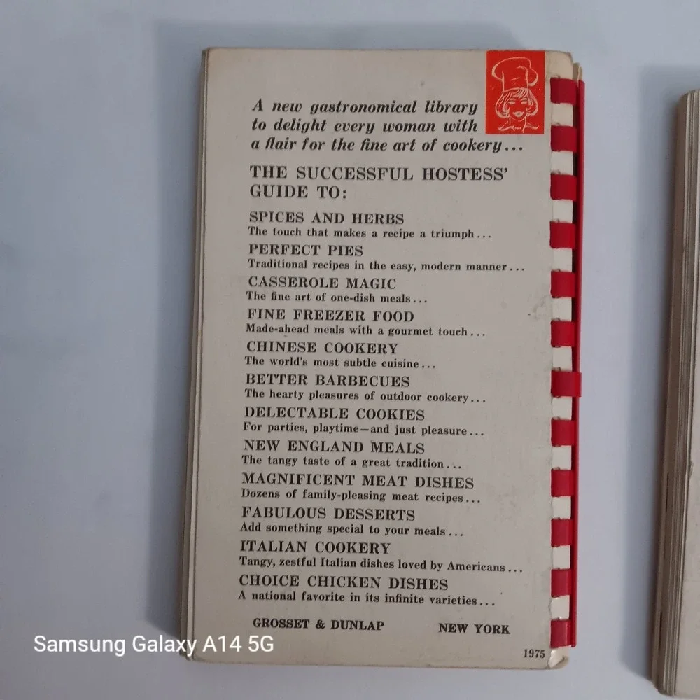 TESTED RECIPE Institute Cookbook Lot 2 Vintage 1968 Italian Meat Dishes